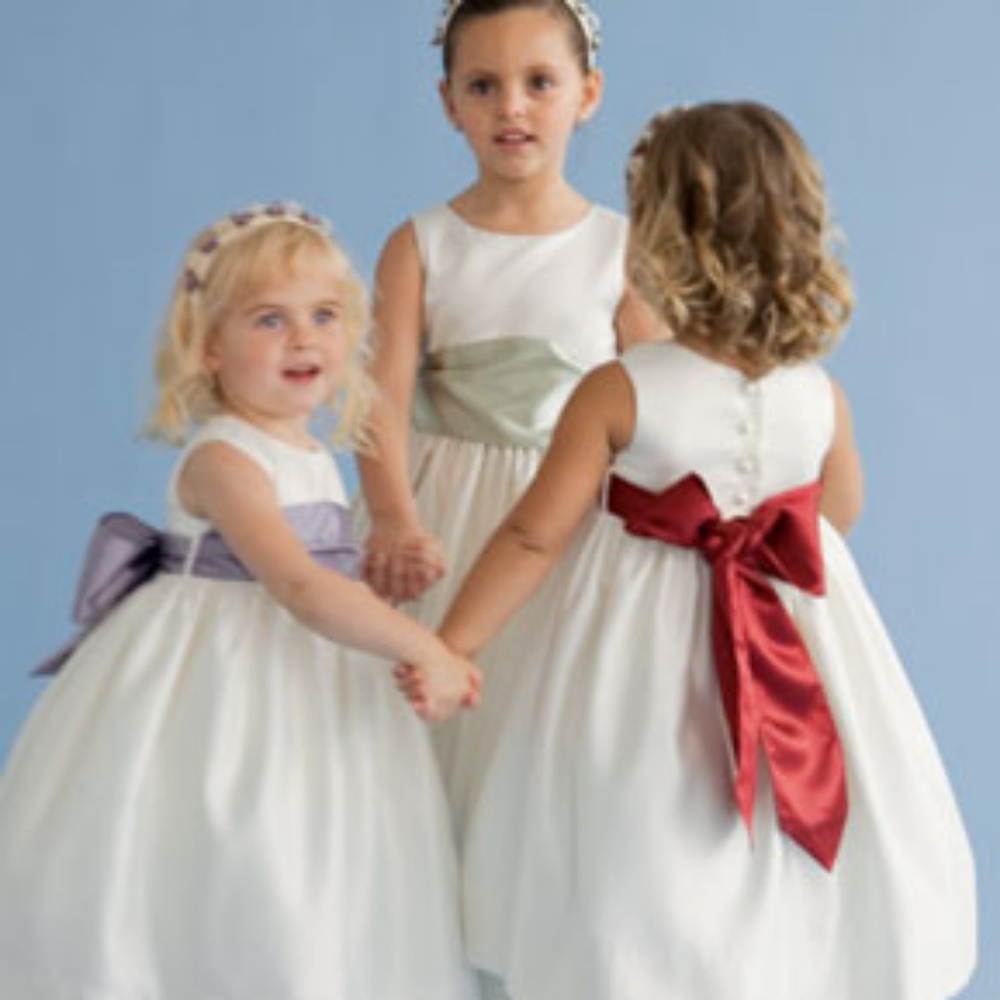 Us Angel's Flowergirl Dress in IVORY